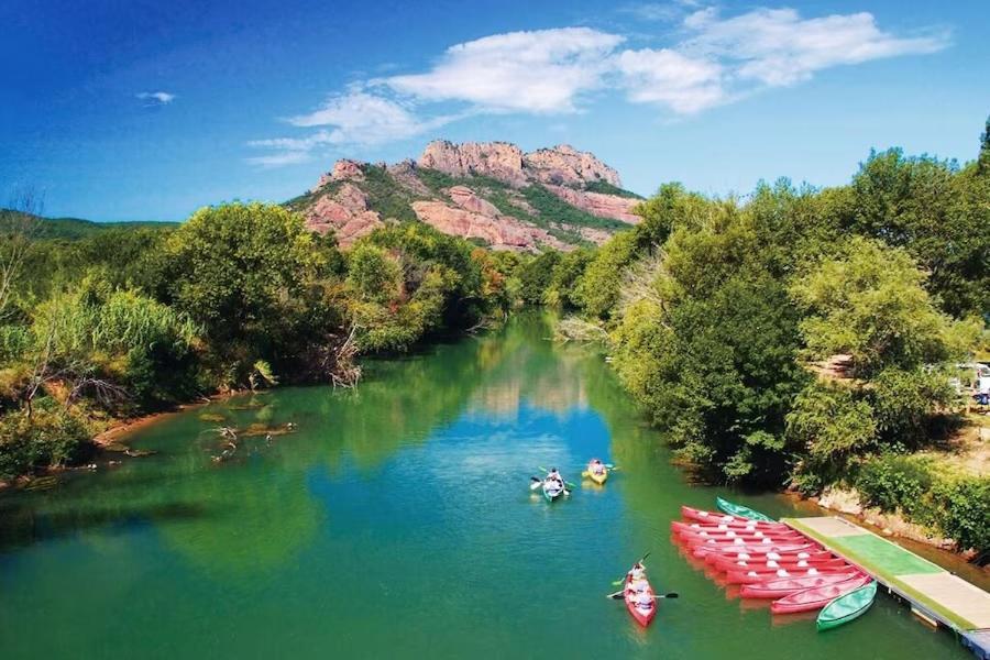 Mobile Home 6-Pers Camping Lei Suves-Cotes D'Azur-Including Airco Roquebrune-sur Argens Exterior foto